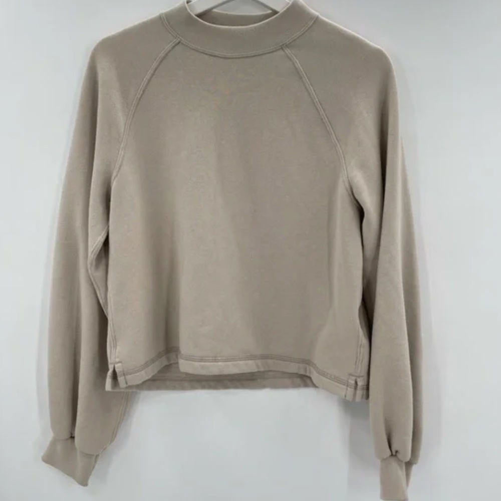 Abercrombie & Fitch Sweatshirt Beige Size Small